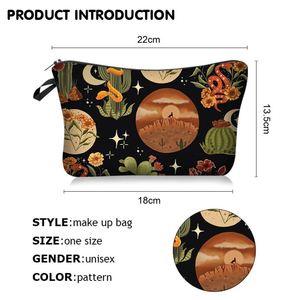 Nouvelle Trousse de Maquillage de Luxe pour Femme Série Lune, Sac de Voyage Portable avec Fermeture Éclair, Trousse de Toilette et de Rangement pour Maquillage - Product Image 2