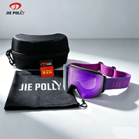 Lunettes de ski OTG personnalisées avec logo OEM, verres magnétiques de luxe pour l'extérieur, photochromiques, pour snowboard,