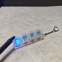 Nuevo Llavero de Plástico con Diseño de Teclado de Dibujos Animados, Juguete Antiestrés, Creativo, Brillante, DIY, Llavero de Teclado de Computadora, Venta al por Mayor