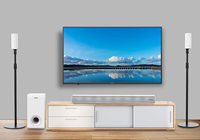 Barre de Son TV SE09 4.1 CH Surround avec Caisson de Basses Filaire pour Système Audio Domestique