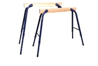 DX-2040 2022 nouveau cheval de scie en métal, tréteaux en acier, plate-forme en bois, banc en bois pour scier le bois