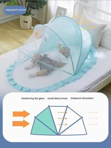 Chất Lượng Cao Xách Tay Trẻ Sơ Sinh Có Thể Gập Lại Tán Yurt Bé Muỗi Lưới Bé Cái Nôi Phụ Kiện Giường Lều Bé Giường Muỗi Lưới - Product Image 2