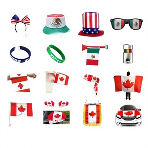 Sciarpa da Calcio e Bandiera per Auto in Tessuto Poliestere con Motivo Personalizzabile 2026 per Squadre USA - Product Image 1