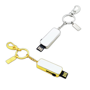 Kim Loại Hiện Đại truyền nhiệt in trống thăng hoa ổ đĩa USB Keychain hình chữ nhật/vòng 4G/8G/16G/32G/64G - Product Image 4