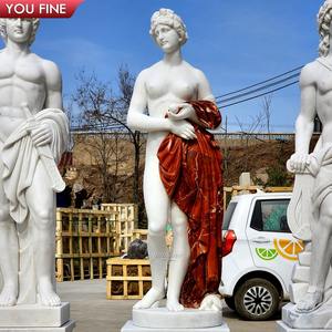 Parque al aire libre Jardín Tamaño real Mármol Baño Mujer Estatua - Product Image 5