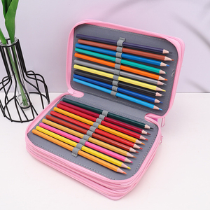 Tùy Chỉnh Công Suất Lớn 4-Hai Lớp Bút Chì Túi Xách Tay Hộp Bút Chì Với Xử Lý <span class=keywords><strong>Zip</strong></span> Buộc Trường Hợp Bút Chì Cho Các Trường Học Nguồn Cung Cấp Nghệ Thuật - Product Image 6
