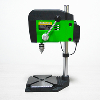 Perceuse de table miniature à vitesse variable 180W, perceuse électrique de table alimentée par batterie au lithium, capacité de mandrin 0,6-6,5 mm pour AC/DC