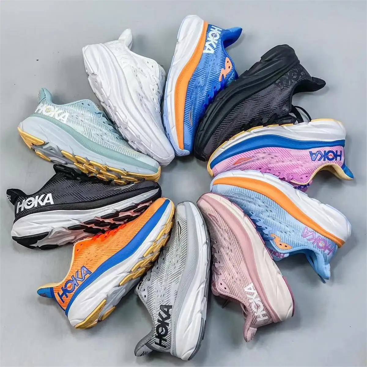 Último diseño transpirable Hokas zapatos originales de alta calidad de moda tenis zapatos para correr para hombres