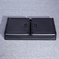 Bacs de rangement pliables originaux de nouvelle conception avec roues conteneur noir organisateur élégant boîte de rangement facile à organiser