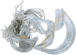 Diwali cortina ventana cadena luces Ramadán luces 8 modos para decoración de vacaciones hogar dormitorio fiesta - Product Image 5