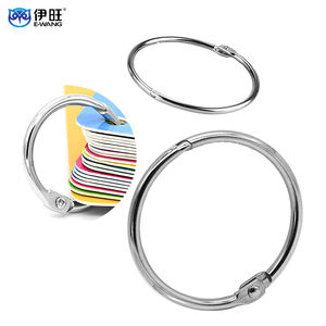 Stainless Steel Book <b>Ring</b> 1.5 Inch Metal Loose Leaf Binding <b>Rings</b> for Notebook - Product Image 1