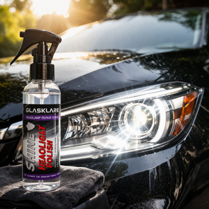 Spray Restaurador de Faros de Coche 120ml para Todo Tipo de Coches Nuevos y Antiguos - Elimina Arañazos, Amarilleo y Oxidación, Brillo Rápido, Limpiador y Pulidor - Product Image 2