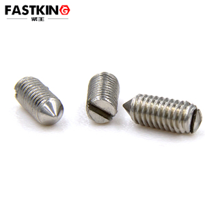 Juego de puntas de una línea niqueladas Tornillo DIN553 Tope sin cabeza Máquina ranuradora de alambre superior Metros - Product Image 2