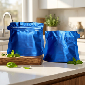Bolsas de Café de Alta Calidad con Válvula, Fondo Plano Ecológico, a Prueba de Humedad, Tipo Stand-Up, para Regalo de Granos de Café, En Stock - Product Image 3