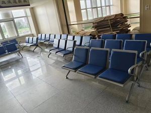 Nuevo modelo de silla de espera de aeropuerto de 3 plazas de acero inoxidable, asientos en tándem para silla de sala de espera utilizada en hospital - Product Image 5