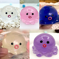 Jouet anti-stress Octopus Bubble Popping Squishy Transparent pour presser les boutons, unisexe, tous âges