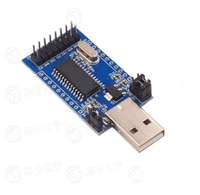 Konverter Port Paralel USB ke UART SPI TTL ISP Port Serial Mikrokomputer Chip Tunggal