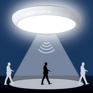 IP65 Rechargeable LED Motion <strong>Sensor</strong> Ceiling <strong>Light</strong> <strong>with</strong> Backup Battery for Indoor Hallway and Stair Emergency Lighting - Product Image 1