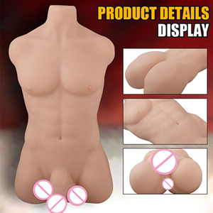 Offre Spéciale : Poupée de Masturbation Réaliste pour Femme (3,7 kg, 9 kg) – Demi-Corps Féminin et Torse Masculin avec Grand Kit Dildo – Jouet Sexuel - Product Image 4