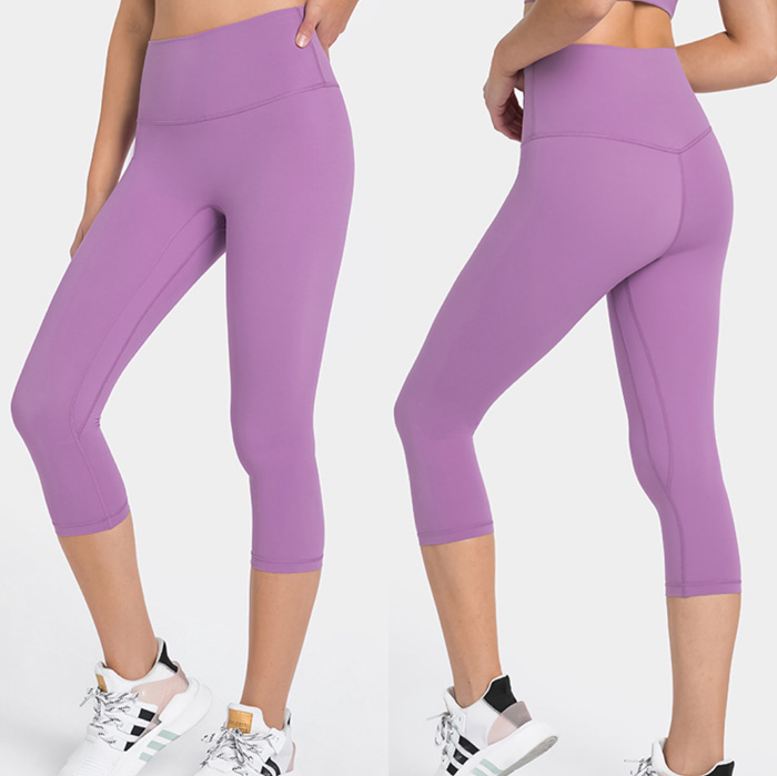Eyun Apparel Fitness Sportswear Women Gym Workout Capri Pants Yoga Leggings