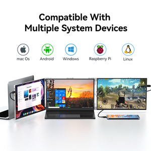 Écran extensible USB C 14 15 16 pouces 1080p <span class=keywords><strong>Pc</strong></span> Gaming Extender Dual <span class=keywords><strong>Screen</strong></span> <span class=keywords><strong>Portable</strong></span> <span class=keywords><strong>Triple</strong></span> Monitor Laptop - Product Image 3