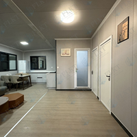 Maison conteneur portable et extensible FLKT, étanche, garantie 2 ans, fabrication directe, maison modulaire préfabriquée avec système solaire
