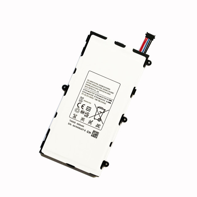 4000mAh Rechargeable Li-ion Replacement Battery T4000E for Tablet 3 T210 T2 with Dual IC Protection in Stock