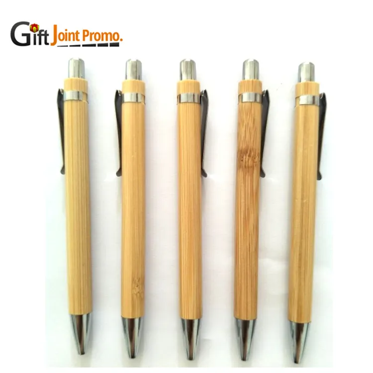Penna a sfera di bambù Eco personalizzato penna a sfera di bambù all'ingrosso