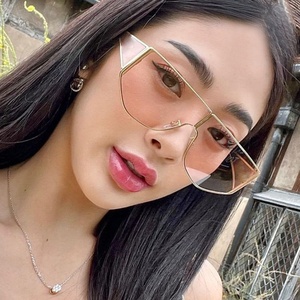 Irregular Polygonal UV400 <b>Sunglasses</b> European American Fashion Women Unique Punk Outdoor Sun Protection Glasses - Product Image 4