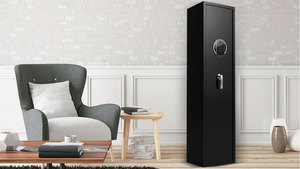 Công Suất Lớn Vân Tay Súng An Toàn 4-5 Súng Sinh Trắc Học Kim Loại Súng An Ninh Mật Khẩu Tủ An Toàn <span class=keywords><strong>Locker</strong></span> - Product Image 6