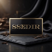 Étiquette de parfum en métal personnalisée avec logo luxueux haut de gamme et texture en métal gaufré