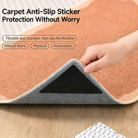 Tapis de sol en PU souple découpé, antidérapant, avec forte adhérence, pour protéger les sols en bois dur et carrelage, maintient les tapis en place
