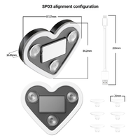 Lampe LED néon triangulaire à adsorption solaire pour intérieur de voiture, éclairage d'ambiance, best-seller