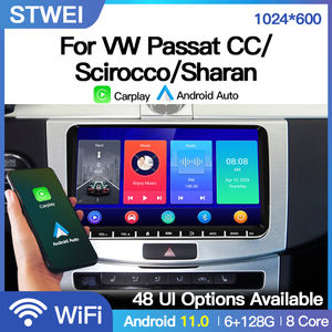STWEI Android14 pour VW Volkswagen Passat CC Scirocco Sharan Autoradio RDS Stéréo Lecteur Multimédia Carplay Auto 9 Pouces Audio - Product Image 2