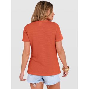 Camiseta de Verano para Mujer FOXA, Cuello Redondo, Manga Corta, Tejido Waffle, Informal, Transpirable, Básica, Blusa, Conjuntos de Primavera 2026 - Product Image 5