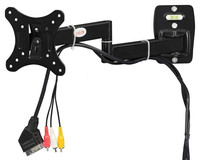 Soporte de Pared para Monitor LCD LED de 10-26 Pulgadas, Soporte de Pared para TV con Movimiento Completo, Inclinación y Giro