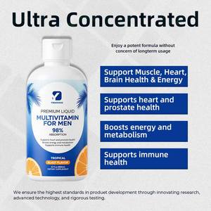 Usine OEM/ODM, multivitamines liquides de qualité supérieure personnalisées, soutien musculaire, cardiaque, cérébral, énergétique, immunitaire, santé pour les hommes - Product Image 5