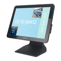 Prix usine vente chaude 15 pouces écran tactile capacitif moniteur bureau caisse enregistreuse Pos Terminal