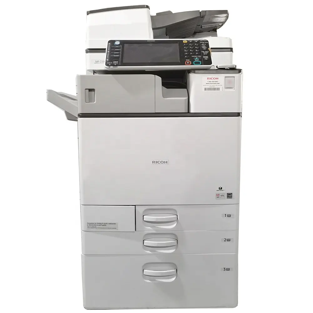 Sea Ricoh 리코 리코 MP C5503 A3 컬러 레이저 다기능 프린터 중고 복사기 2g 중속 CMYK 일반