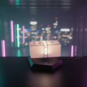 Magnetic Levitation Dollar <strong>Lamp</strong> RGB <strong>Floating</strong> LED Night Light 360Degree Rotating Atmosphere <strong>Lamp</strong> for Gaming Room Setup Desk Decor - Product Image 2