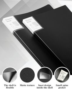 Portafolio de Arte con Fundas de Plástico, Carpeta de Presentación con Protectores de Hojas, 11"x17", 30 Bolsillos, Capacidad para 60 Páginas - Product Image 3