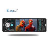 BQCC Stéréo Audio de Voiture à Écran Tactile de 4,1'' FM BT USB AUX Lecteur Multimédia MP5 pour Voiture Caméra de Recul Universelle Autoradio 1DIN AM