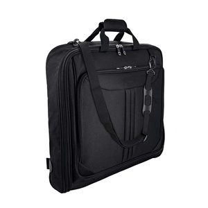 Free sample Travel business black suit clothing hanging <b>garment</b> <b>bags</b> with pockets, made to order from a Chinese manufacturer - Product Image 4