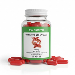 Gélules de <span class=keywords><strong>CoQ10</strong></span> à haute puissance en vrac OEM ODM, 100 mg, à base de pectine, pour adultes, 60 unités, santé cardiaque, énergie cellulaire, antioxydant - Product Image 1
