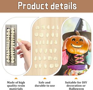 Prótesis Dentales Completas de Resina Acrílica, Dientes Sintéticos de Polímero, 23 Tonos A2, Reemplazo Conveniente, DIY - Product Image 3
