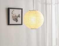 Lampe tissée naturelle faite à la main Restaurant lanterne décorative en papier de riz suspension créative pour l'intérieur
