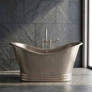 Baignoire en cuivre élégante, ultra-luxe, abordable et bon marché - Indian Home Crafts - Product Image 2