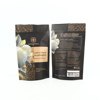 Pochette d'emballage personnalisée avec fermeture éclair pour poudre de champignon crinière de lion