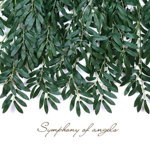 Xin Rongxin Olive Branch Artificial Plant Silk <b>Leaves</b> Bouquet Home <b>Decor</b> Pastoral Style - Product Image 2