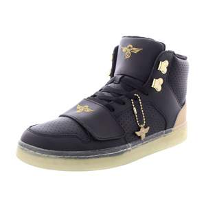 Zapatos Creativos de Recreación Cesario Hi para Hombre, Color: Negro/Dorado |   100% Auténtico - Product Image 1